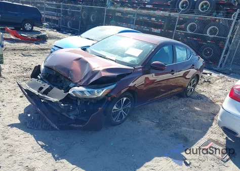 2022 Nissan Sentra Sv Xtronic Cvt z USA, uszkodzony, nr VIN 3N1AB8CV9NY217924